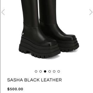 Naked Wolfe Sasha boots size 9 / 39 EU, Brand New w/ all original boxing